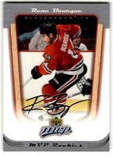 2005-06 Upper Deck MVP Rene Bourque Rookie #397 Chicago Blackhawks