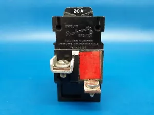 Interruttore monopolare 20 Amp Pushmatic BULLDOG 31120 P120 ITE Gould Siemens rosso - Foto 1 di 5