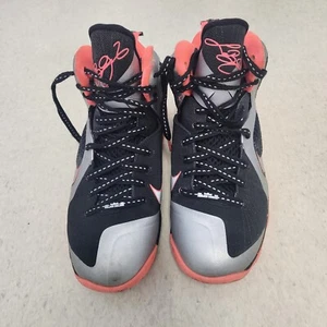 Nike Lebron Mango IX 9 Metallic Silver Youth Größe 7,5 Mid Top Spitze USA Verkäufer - Bild 1 von 12