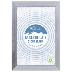 Silver Modern Photo Picture Frame 6x4 5x7 8x6 10x8 A4 Certificate Hanging & FS - Picture 1 of 6