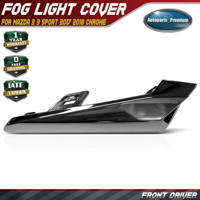 Tapicería de luz antiniebla cromada delantera izquierda para Mazda 3 3 Sport 2017 2018 BAJC50C22 Foto 1 de 4