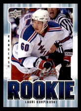 2008-09  Upper Deck MVP  #323 Lauri Korpikoski New York Rangers RC