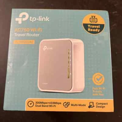 TP-LINK TL-WR902AC - AC750 Wireless Portable Nano Travel Router New - Image 1 of 2