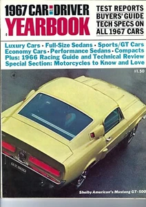 1967 Car and Driver Yearbook. GTX GTO 442 Corvette Mustang Cougar Cobra more - Imagen 1 de 2
