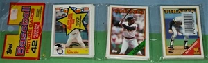 1988 Topps Rack Pack CAL RIPKEN JR All-Star On Front Orioles 43 cards sealed HOF - Picture 1 of 2