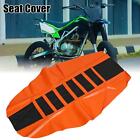Universal Motorcycle Dirt Bike Seat Cover Anti Slip Seat Cushion Orange Black