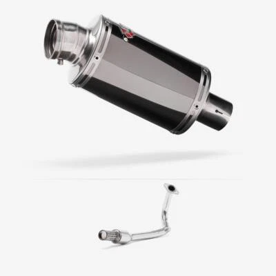 Lextek Stainless Steel OP15 Full Exhaust System for Lexmoto Echo 50 17-24 - Image 1 of 4