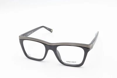 NINE WEST NW5106 001 Polished Black-Metal 50-19-135 Eyeglass Frames X975 - Image 1 of 4