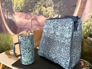 Stylish Insulated Lunch Bag for Women with Matching Stainless Steel Mug - Picture 1 of 3