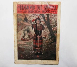 Libro de dirección anual antiguo de colección 1914-1915 tinte de diamante # 12 nativos americanos - Imagen 1 de 6