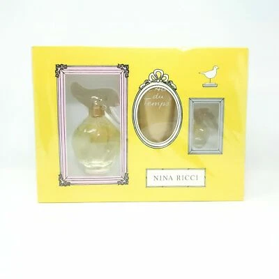 LAIR DU TEMPS por Nina Ricci 3,4 oz 3 peças Eau de Toilette conjunto de presente feminino *** CAIXA LACRADA - Imagem 1 de 4