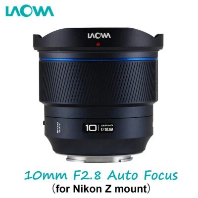 Laowa FF II 10mm F2.8 Zero-D Ultra Wide Angle Auto Focus Lens for Nikon Z mount - Image 1 of 4