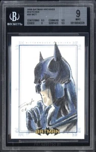 2008 DC Comics Batman Archives SketchaFEX #29 BATMAN Sict BGS 9 neuwertig 1/1 Pop 1 - Bild 1 von 2