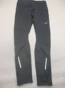 NIKE DRI-FIT Trainingshose Größe S Damen schwarz Kordelzug Stretchbund Bein Reißverschluss 116 - Bild 1 von 9