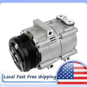 AC Compressor w/Clutch For Lincoln Mercury Thunderbird F150 93-07 US Universal - Bild 1 von 16