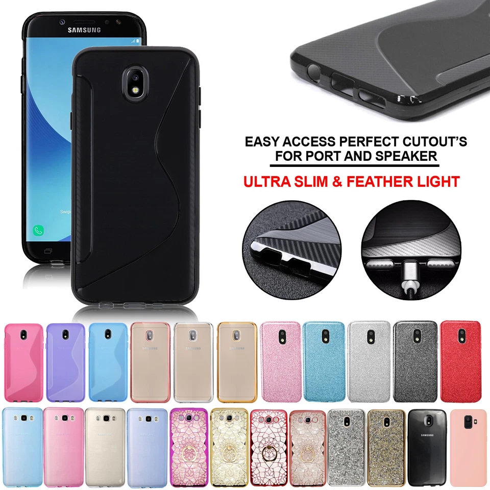 Funda Silicona Antigolpes para Samsung Galaxy J6 Plus J7 J8 J5 J4 J3 J2 Pro Foto 1 de 1