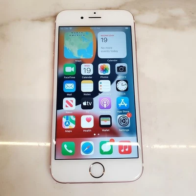 FUNCIONANDO IPHONE 6S / 16 GB ORO ROSA / ROSA A1688 DESBLOQUEADO  Foto 1 de 4