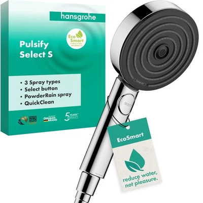 hansgrohe Pulsify Select S Handbrause Chrom 3 Strahlarten 6,9 l/min EcoSmart OVP - Bild 1 von 4