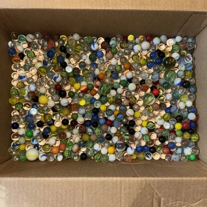 Gran lote de canicas vintage años 60-90 7,4 libras - Imagen 1 de 14