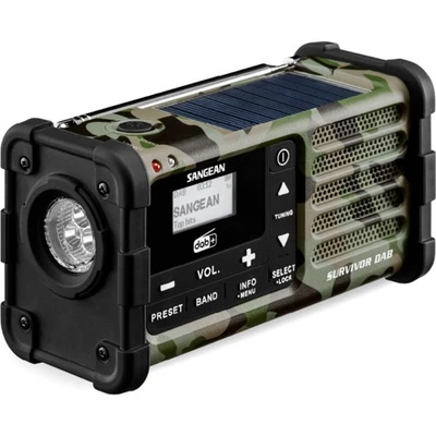 Sangean MMR-88 DAB+ camouflage Notfall/Kurbel/Solar Radio Radio - Bild 1 von 4