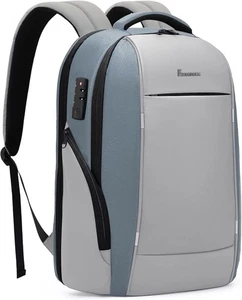 17,3" Laptop Rucksack, USB, TSA Lock, Flight-Approved, grau  - Bild 1 von 7