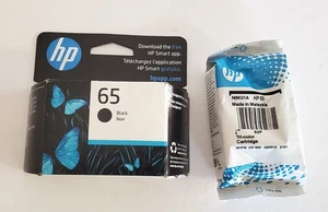 Original HP 65 Black and Tri-color Ink Cartridge's N9K01A New in Packaging - Picture 1 of 5