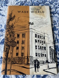 Wade World 1962 Literaturzeitschrift Joseph H. Wade Jr. High Bronx NY Jahrbuch Zine - Bild 1 von 4