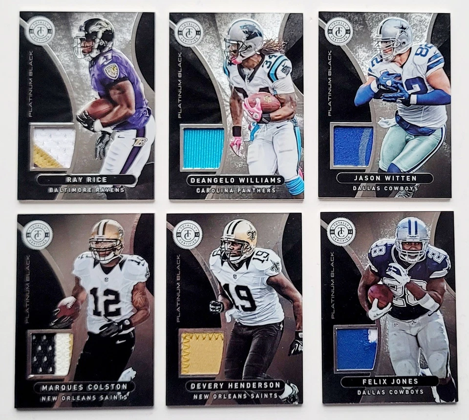 2012 Panini Totally Certified Platinum Black Materials Prime 1/1 One  - Singles - Image 1 of 1