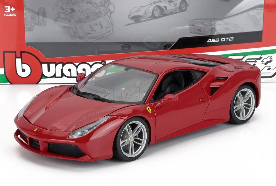 1/18 BURAGO - FERRARI - 488 GTB COUPE 2015 18-16008R - Immagine 1 di 1