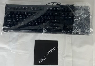 SteelSeries Apex 100 Gaming Keyboard - Tactile & Silent - Blue LED - GOOD - Image 1 of 4