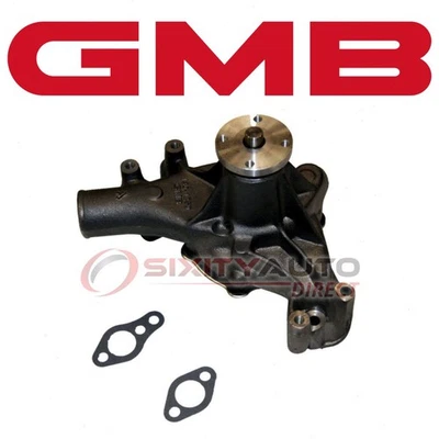 GMB Water Pump for 1979-1986 GMC K1500 4.3L 5.0L 5.7L 6.6L V6 V8 - Coolant qa Foto 1 de 4