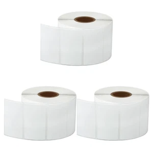 3 ROLLOS Etiquetas Térmicas Directas 2.25''X1.25" 1000P/R de Código de Barras para Zebra TLP 3842 - Imagen 1 de 24