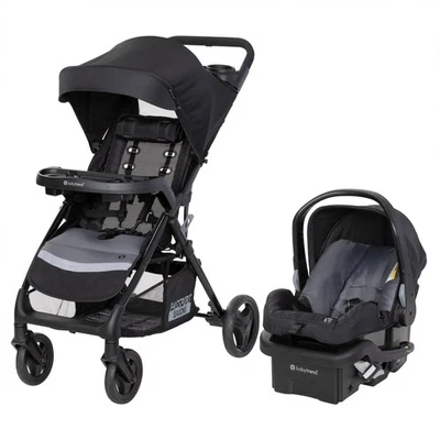 Cochecito de viaje Baby Trend Passport Seasons con asiento de coche infantil EZ-Lift, negro Foto 1 de 4