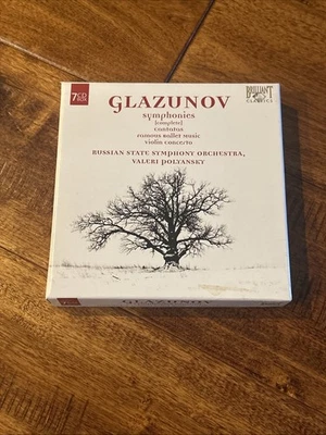 Glazunov Complete Symphonies CD Box Set Brilliant Classics Valeri Polyansky - Image 1 of 3