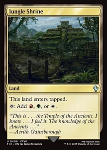 Magic - Jungle Shrine - Uc/Land - Commander: MTG - FINAL FANTASY - EN/NM - Bild 1 von 1