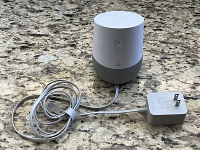 Google Home Smart Assistant/Speaker with Power Cord White Slate (US) [TESTED] - Image 1 of 4