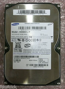 Samsung HD080HJ/P 80GB 8MB 7200RPM 3.5 SATA Hard Disk Drive, DP/n 0XD673, XD673 - Afbeelding 1 van 1