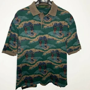 Huntley of York by Cross Creek Golf Polo Shirt Sz Large Mens, Golf Course - Picture 1 of 4