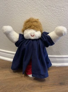 Vintage Ms. Noah Doll Plush Man in Cape Red Pants - Picture 1 of 7