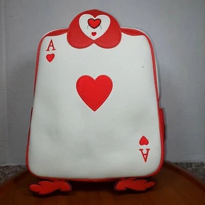 Mini Mochila Loungefly Disney Alicia en el País de las Maravillas Roja As de Corazones Juegos con disfraces - Imagen 1 de 22