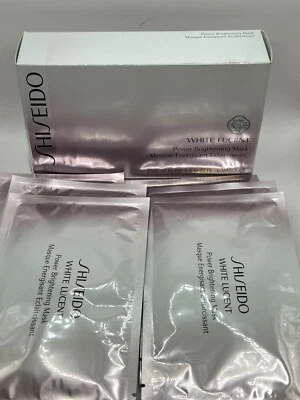 SHISEIDO WHITE LUCENT POWER BRIGHTENING MASK 27ml X 6 SHEETS (NEW WITH BOX) - Image 1 of 4