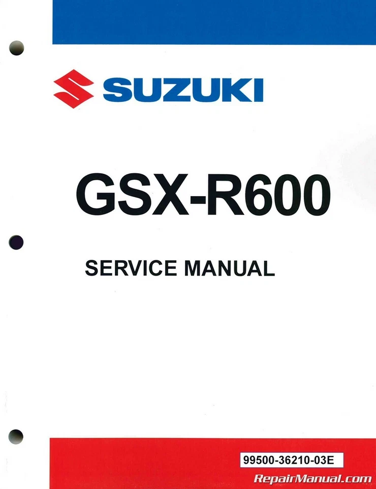 Suzuki GSX-R600 Motorcycle Service Manual 2011-2020 : 99500-36210-03E - Image 1 of 1