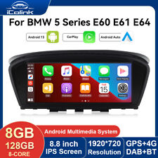 Produktbild - für BMW E60 E61 E90 E91 CCC GPS Navi Android 13 8Core Autoradio CarPlay SWC WiFi