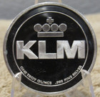 Vintage KLM Airlines 1 Troy Oz . .999 Silver Round - First Airline DH-9