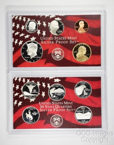 2007 San Francisco Silver Proof Set / OGP Packaging / No Stickers or Writing Cover