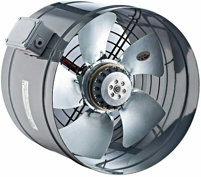 UZMAN-VENTILATOREN 2450m³ Rohrventilator Kanalventilator Axialventilator Rohrventilator Zuluft 230V