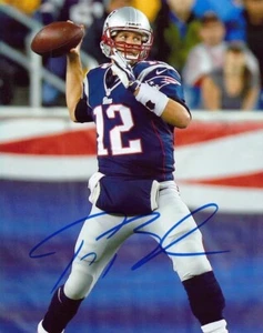 REIMPRESIÓN AUTOMÁTICA DE 8 x 10 fotos autografiadas de Tom Brady - Imagen 1 de 1
