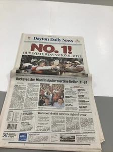 Ohio State Buckeyes 2003 National Championship Dayton Tageszeitung - Bild 1 von 2