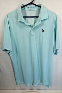 B. Draddy Shirt Men's X Large Short Sleeve Polo Blue Logo on Front Golf Casual - Picture 1 of 9