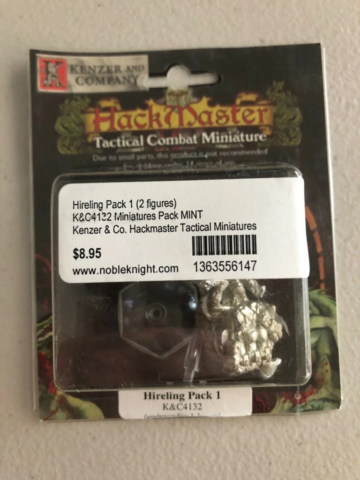 Hackmaster Miniatures Kenzer & Company Hireling Pack 1 - Nuevo Foto 1 de 1